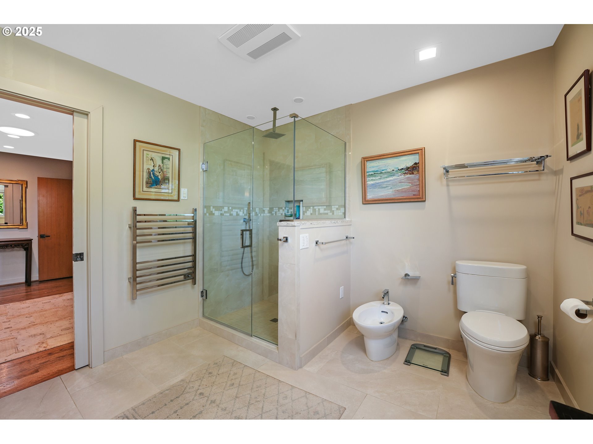 7131 Northwest Penridge Road Portland, OR 97229 - Photo 31 of 43 a bathroom with a toilet sink and shower