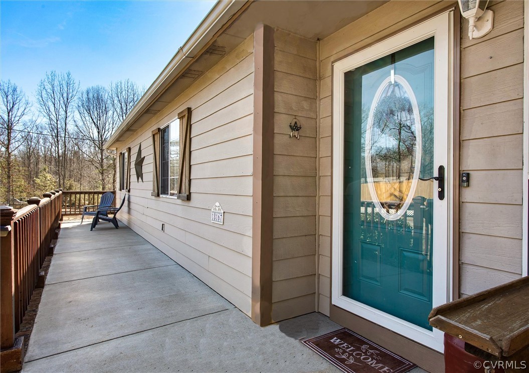 18167 Old Ridge Road Montpelier, VA 23192 - Photo 3 of 26 Concrete Front Porch