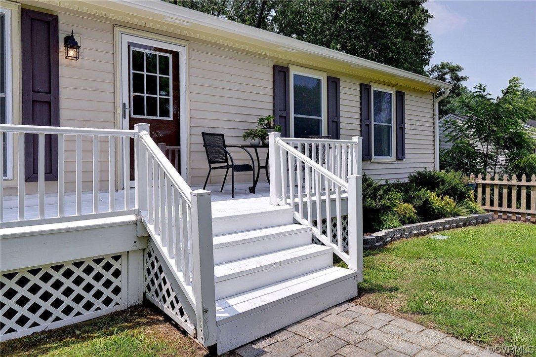 250 Reflection Drive Williamsburg, VA 23188 - Photo 7 of 42 a view of a house with backyard and deck