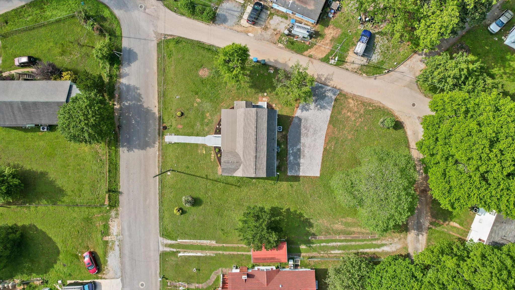 2917 East Crescent Circle Chattanooga, TN 37407 - Photo 43 of 45 an aerial view of a house with a yard