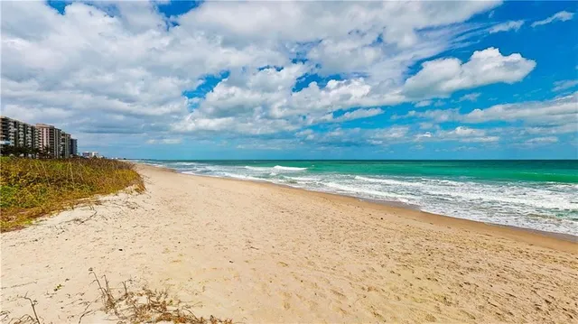 a view of ocean view with beach