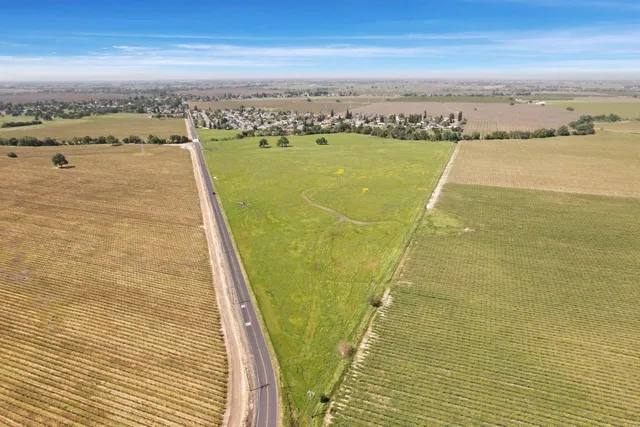 a view of a swimming pool and an ocean view