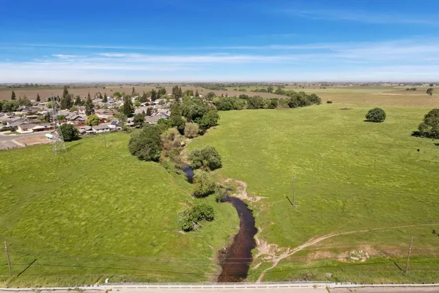 a view of an ocean and beach