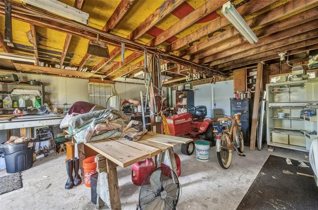 a view of a bike storage