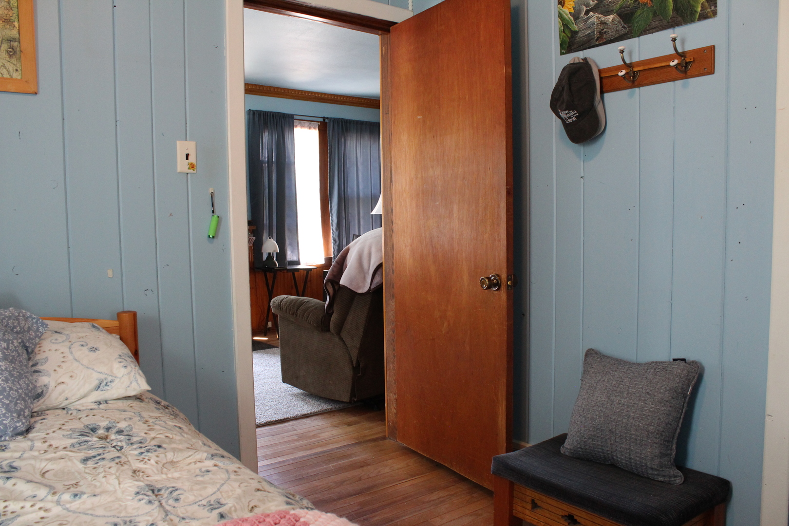 8409 Balder Drive Cary, IL 60013 - Photo 10 of 23 a bedroom with a bed and wooden floor