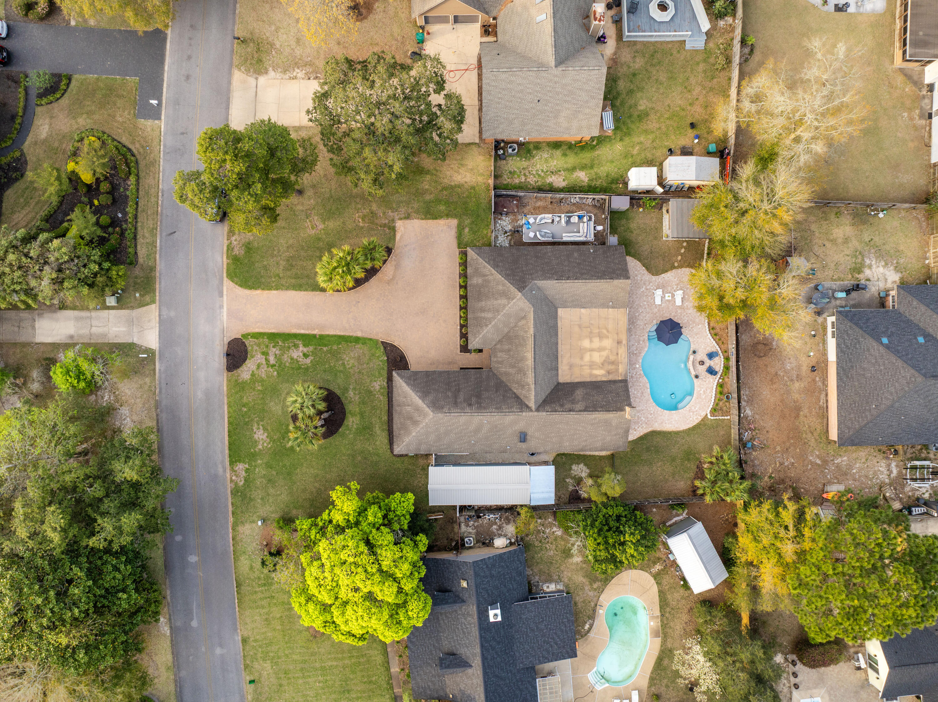 11 Hampton Circle Niceville, FL 32578 - Photo 64 of 79 an aerial view of residential houses with outdoor space