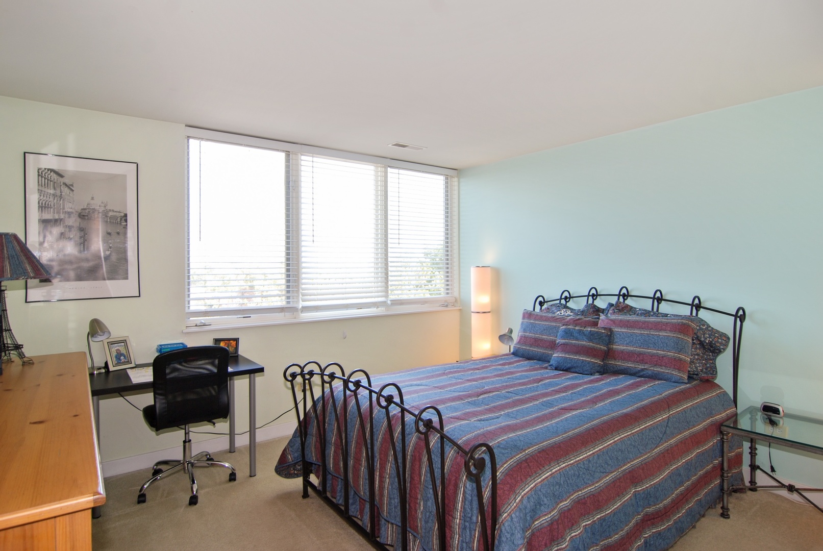 1905 South Wolf Road, Unit 605 Hillside, IL 60162 - Photo 26 of 31 a bedroom with a bed and wooden floor