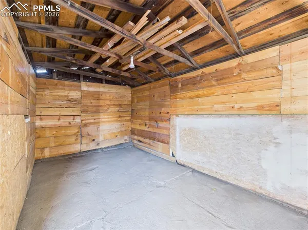 a view of storage and utility room