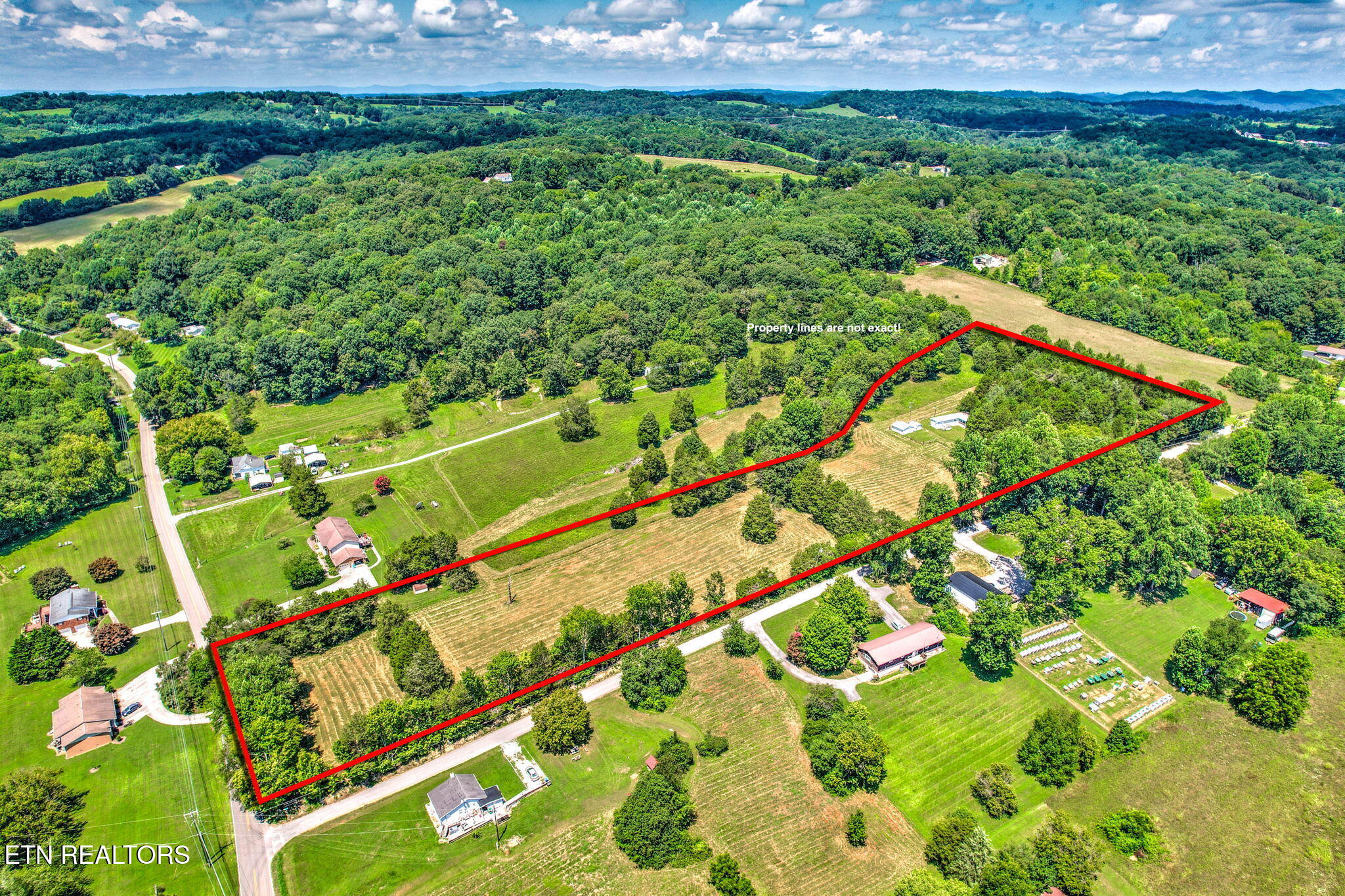 8050 Lett Road Corryton, TN 37721 - Photo 32 of 41 Lot lines are not exact