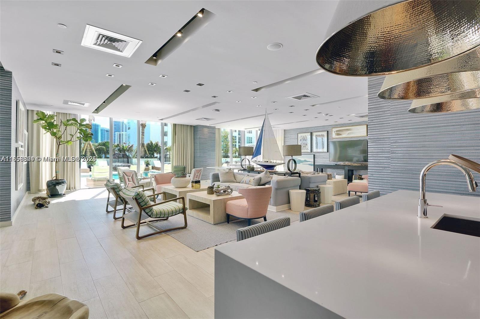 2900 Northeast 7th Avenue, Unit 809 Miami, FL 33137 - Photo 26 of 33 a living room with furniture and a large window