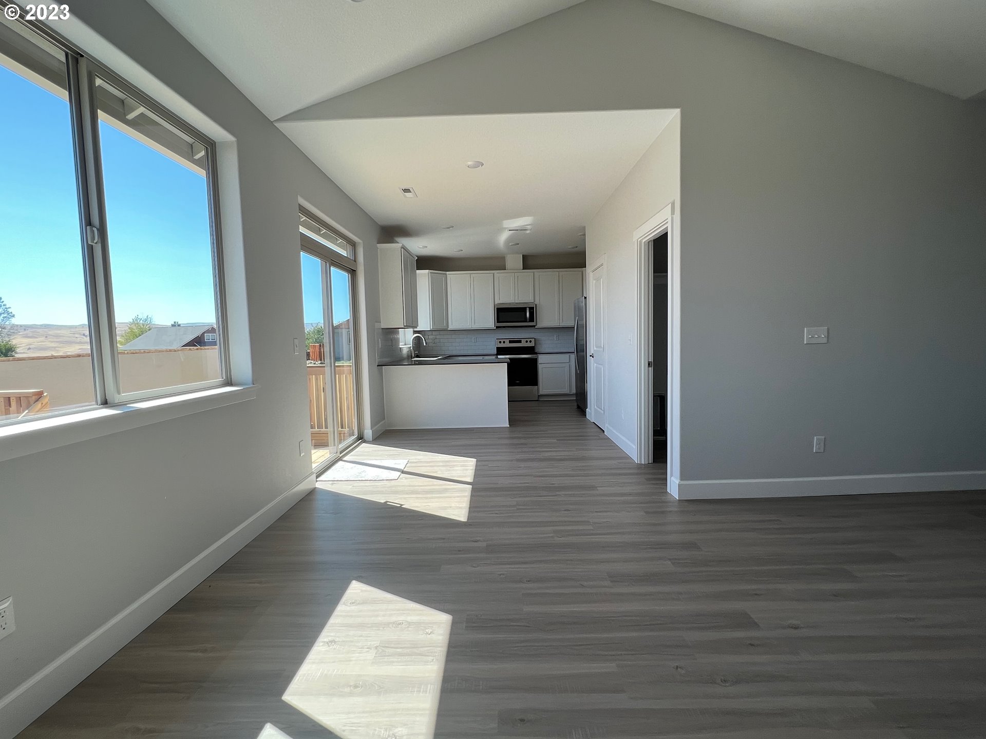 1435 Fish Tail Road Maupin, OR 97037 - Photo 13 of 31 a view of kitchen and windows