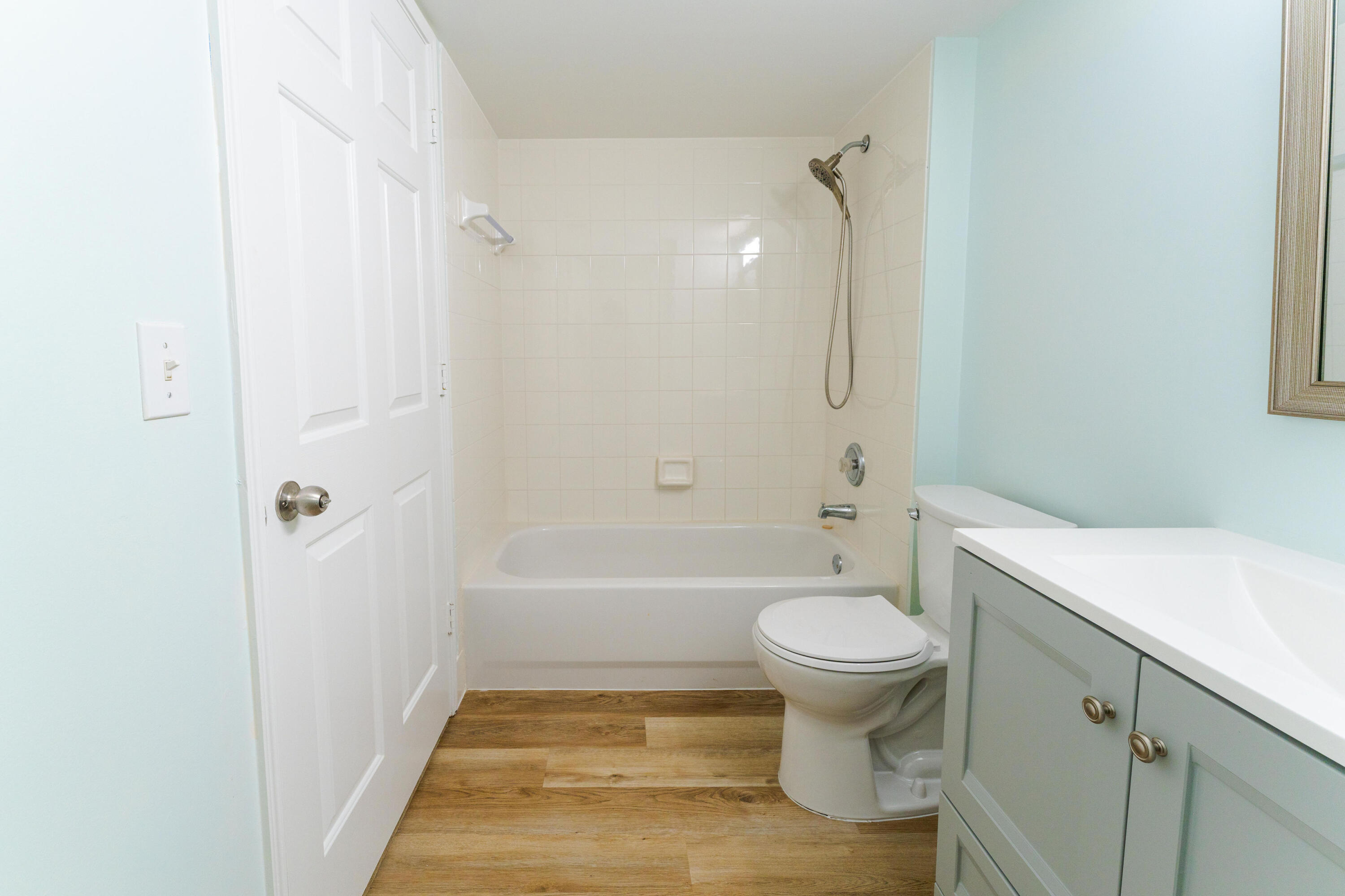 236 Village Boulevard, Unit 1304 Tequesta, FL 33469 - Photo 3 of 30 a bathroom with a sink toilet and shower
