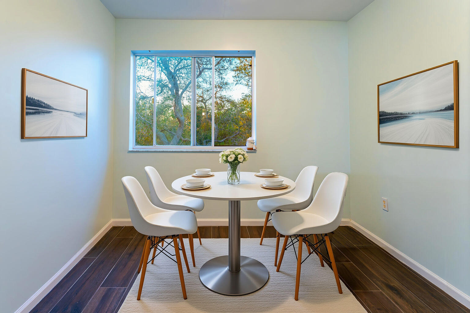 236 Village Boulevard, Unit 1304 Tequesta, FL 33469 - Photo 10 of 30 a view of a dining room with furniture and window