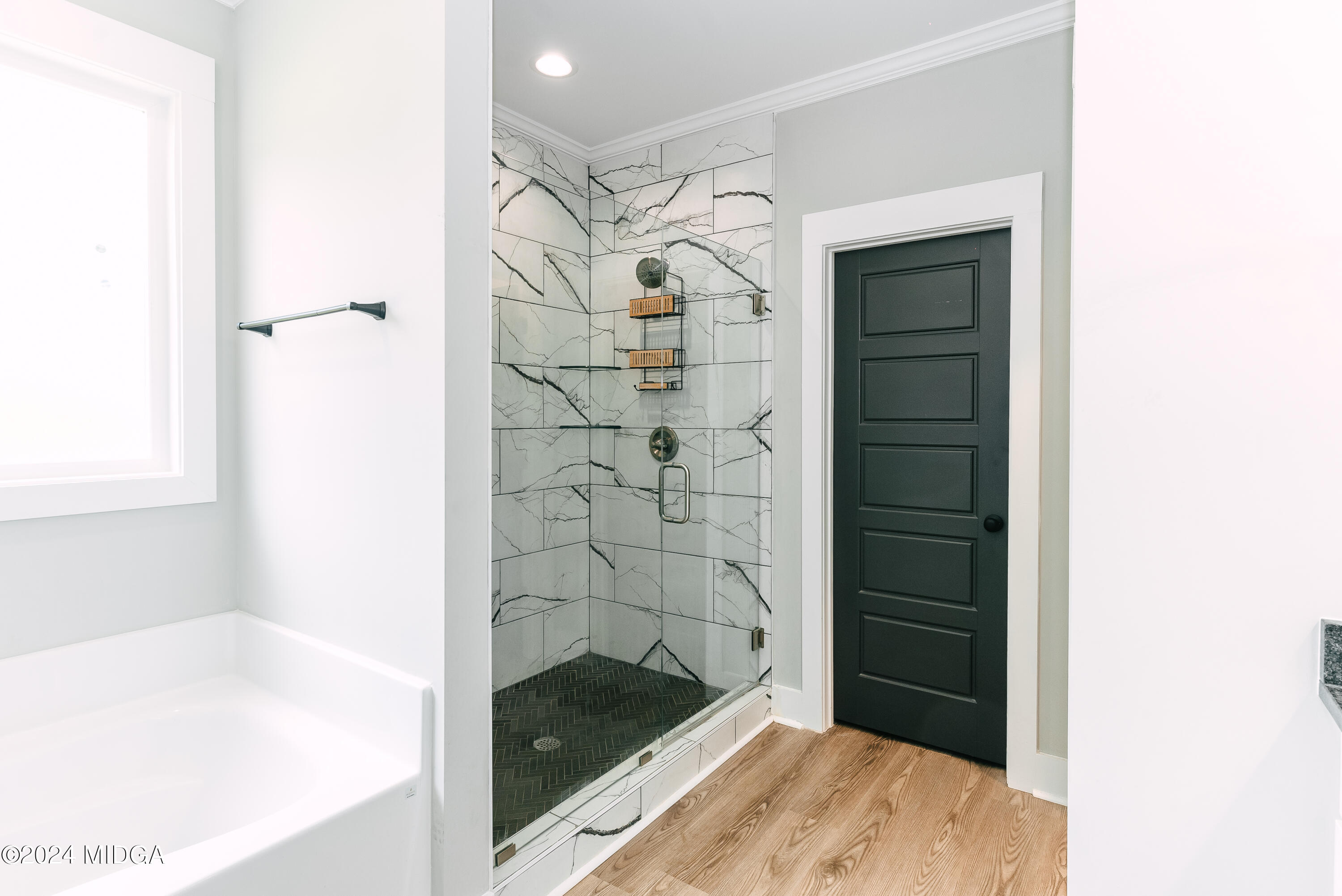 1190 Josey Road Forsyth, GA 31029 - Photo 17 of 25 a bathroom with a shower and a sink