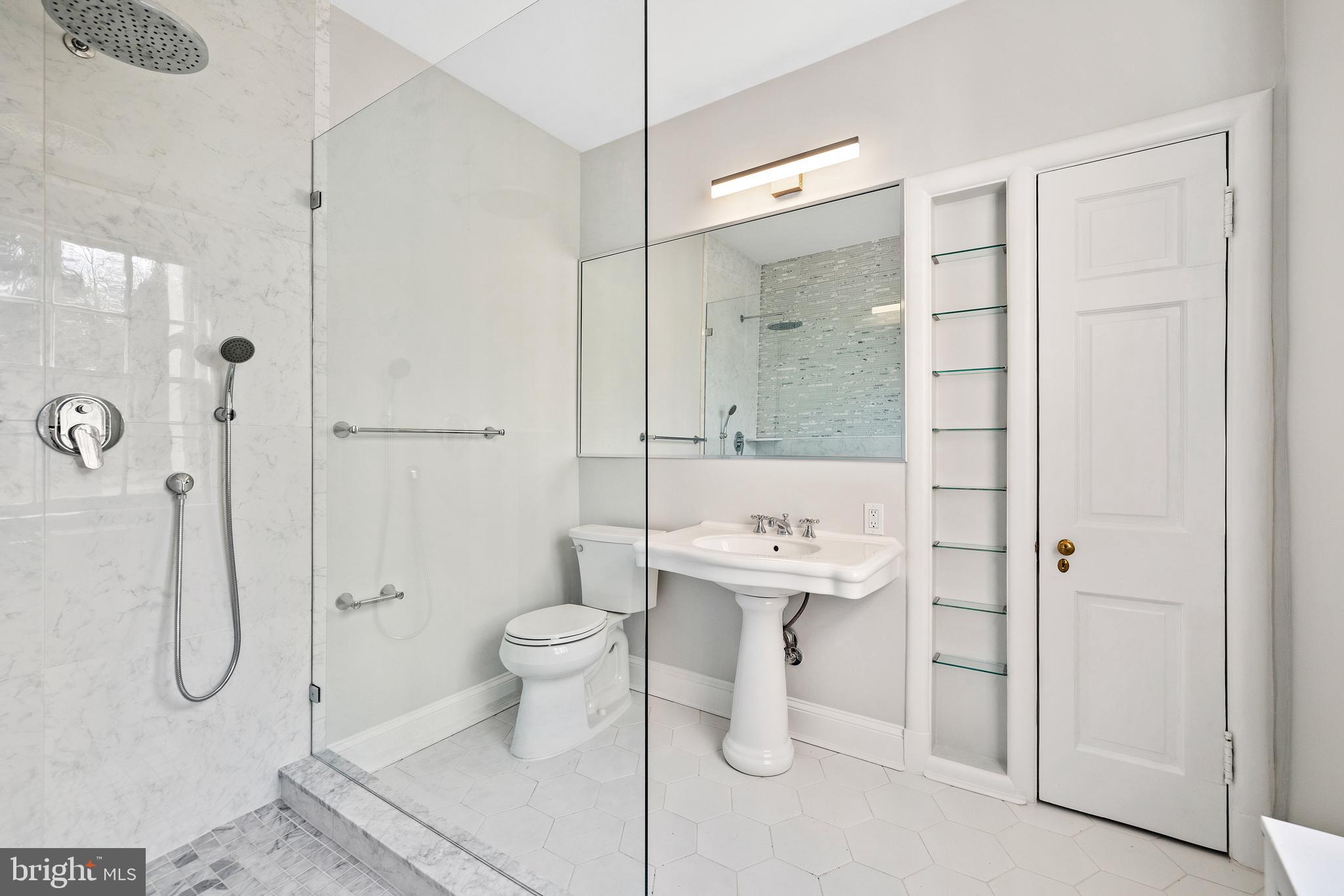 6 Upland Road, Unit B1 Baltimore, MD 21210 - Photo 28 of 39 Remodeled Primary Bathroom with walk-in shower