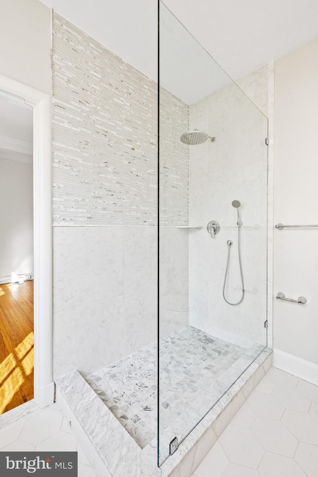 6 Upland Road, Unit B1 Baltimore, MD 21210 - Photo 29 of 39 Primary Bathroom with walk-in shower stall