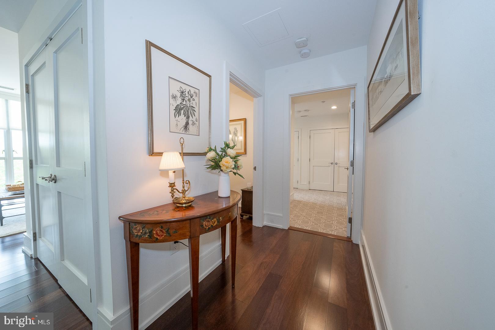 123 Iron Works Way Wayne, PA 19087 - Photo 22 of 38 Hallway to Powder Room and Main Bedroom Suite