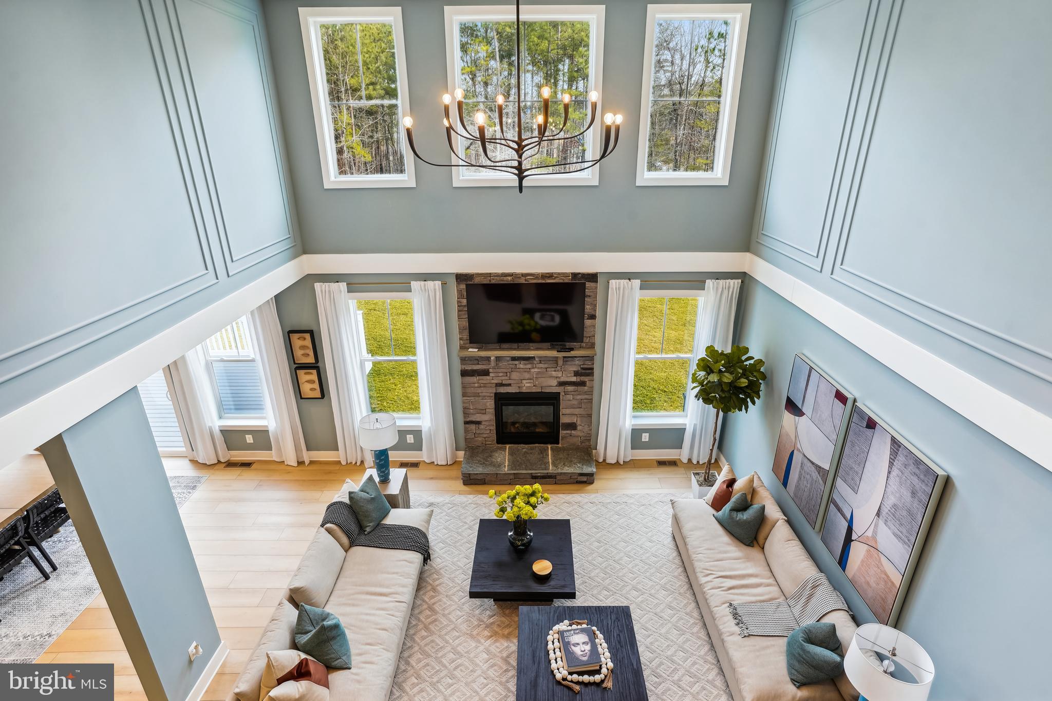 14521 Danforth Street Bowie, MD 20721 - Photo 23 of 45 a living room with furniture and a fireplace