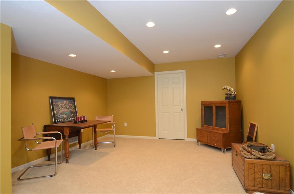 941 Montclair Drive Coraopolis, PA 15108 - Photo 18 of 20 The finished basement adds more living space. It includes recessed lighting.