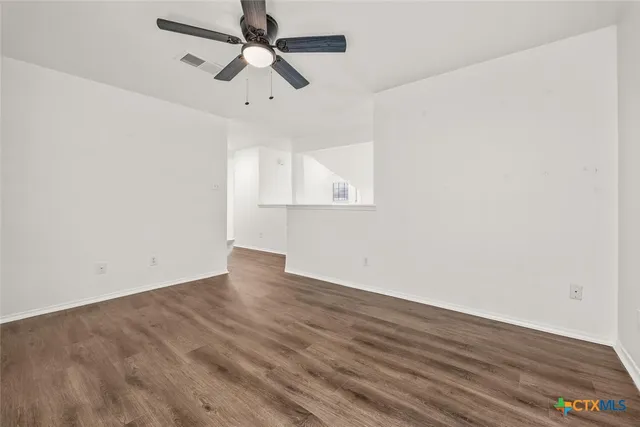 wooden floor in an empty room