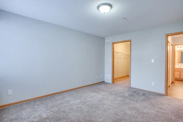 an empty room with window