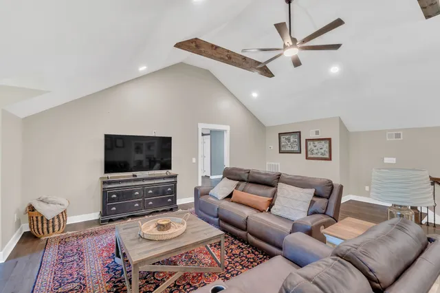 a view of outdoor space and green space