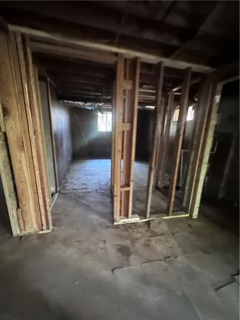 a view of a backyard of a house