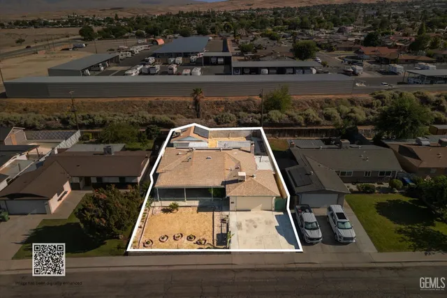view of living room with a window