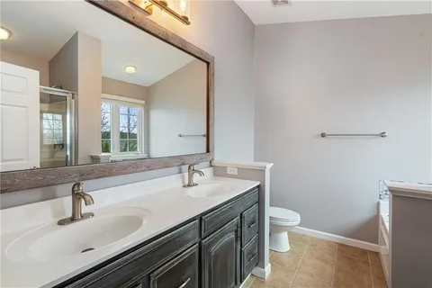 a bathroom with a sink and a toilet