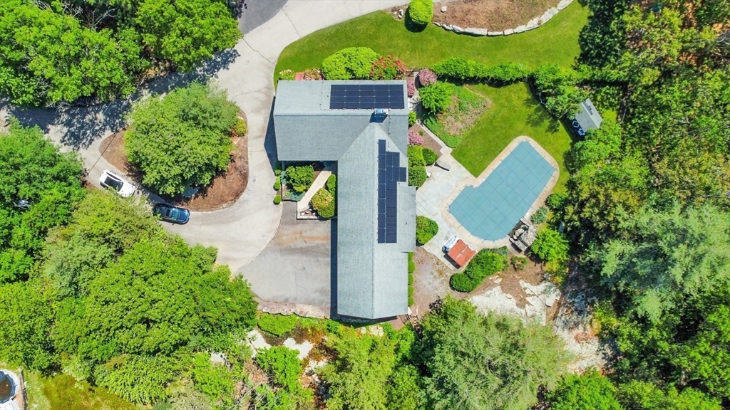 7 Bray Street Gloucester, MA 01930 - Photo 25 of 26 an aerial view of a house with a yard and garden