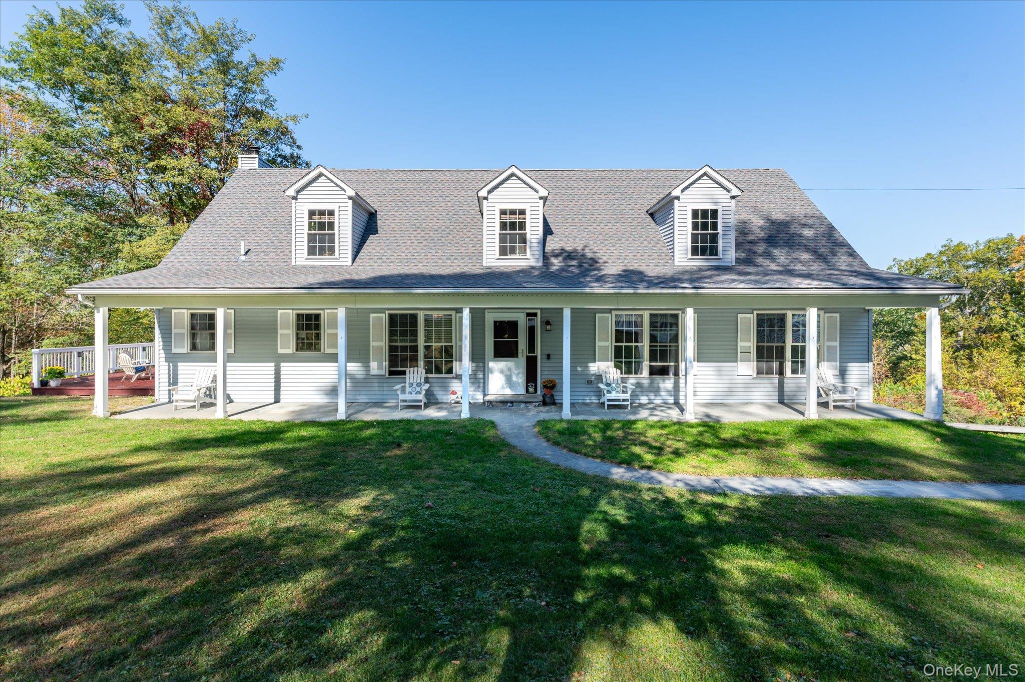 581 Barrett Hill Road Mahopac, NY 10541 - Photo 5 of 37 Front porch, side deck, open sky