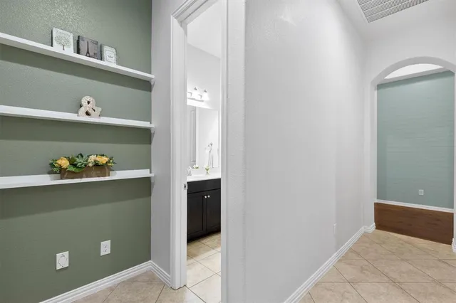 a view of kitchen cabinets