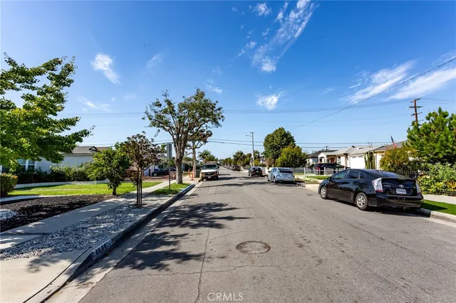 a car parked on the side of the road