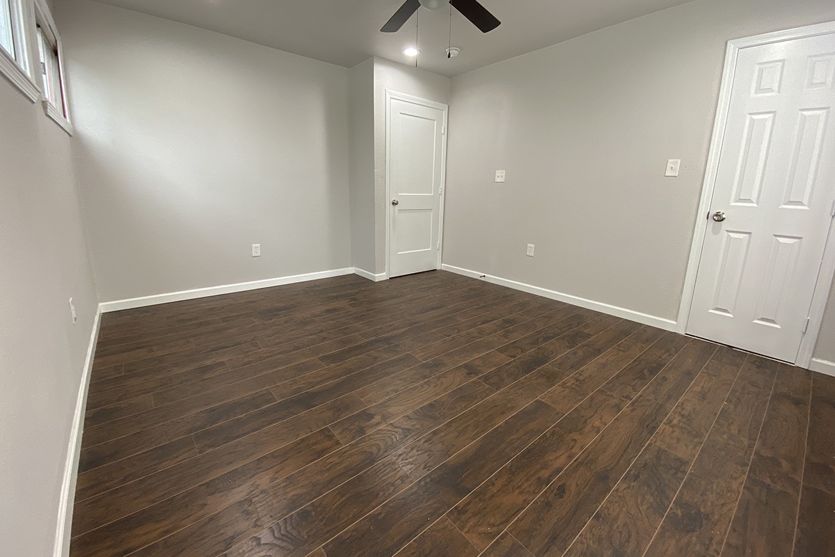 4601 Keystone Street Houston, TX 77021 - Photo 4 of 9 wooden floor in an empty room