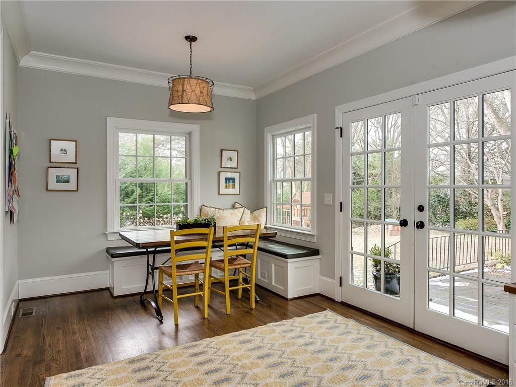 1418 Audubon Road Charlotte, NC 28211 - Photo 10 of 24 a workspace with hardwood floor and a window