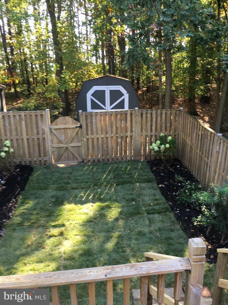 5023 Clifford Road Perry Hall, MD 21128 - Photo 4 of 28 a view of yard from deck having patio