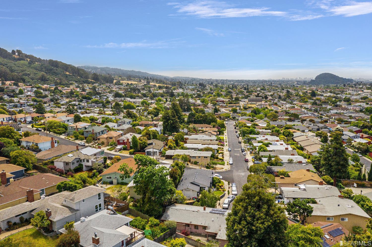 1773 Walnut Street El Cerrito, CA 94530 - Photo 36 of 43 an aerial view of residential houses with outdoor space and trees