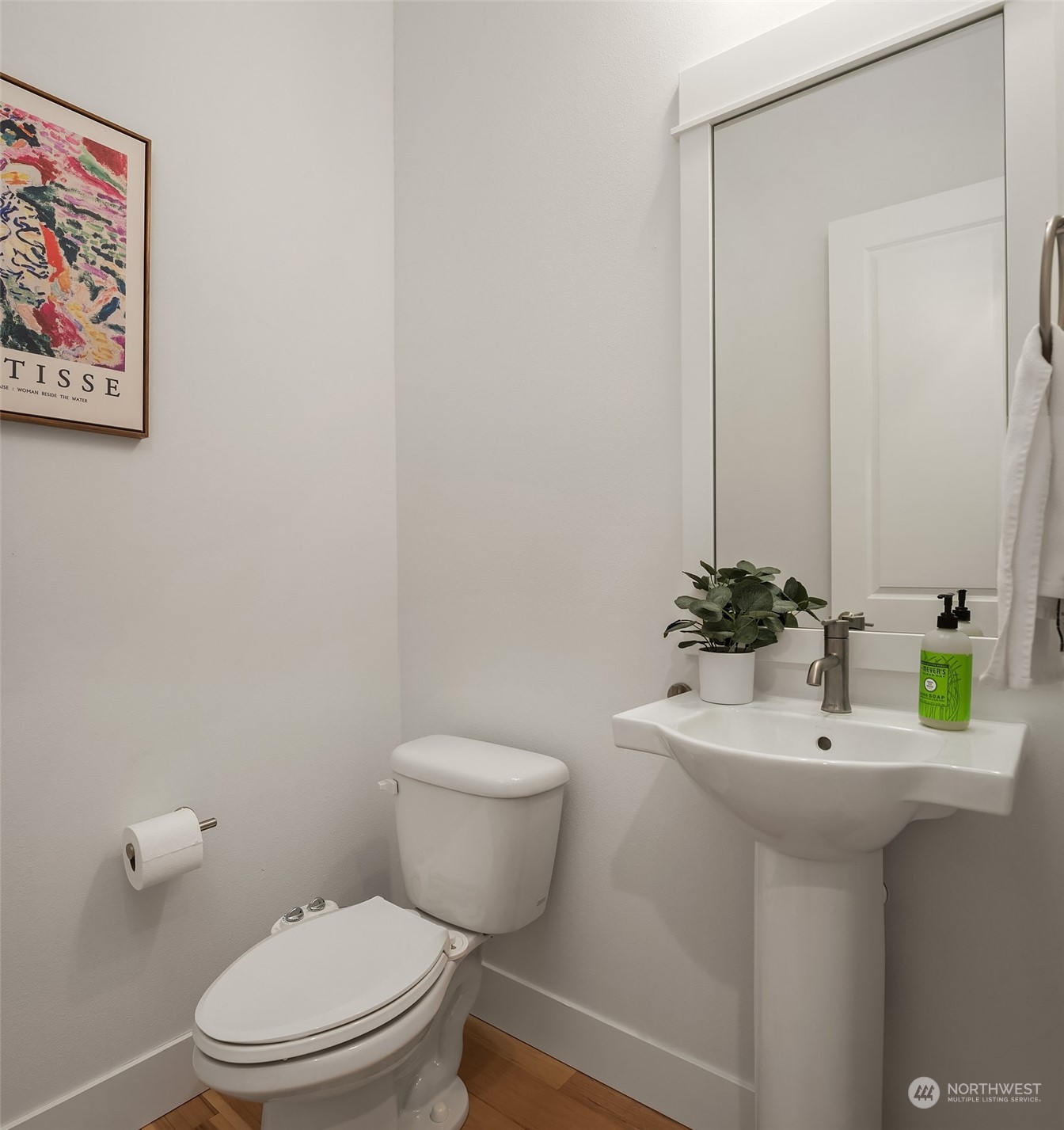 3322 219th Place Southeast Bothell, WA 98021 - Photo 18 of 37 a bathroom with a sink mirror and toilet