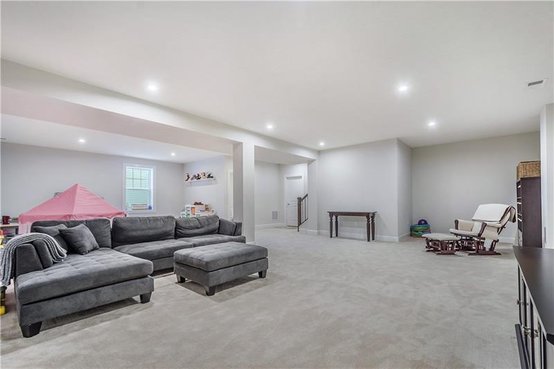 4423 Walnut Ridge Circle McDonald, PA 15057 - Photo 24 of 25 Finished basement. Recessed lighting.