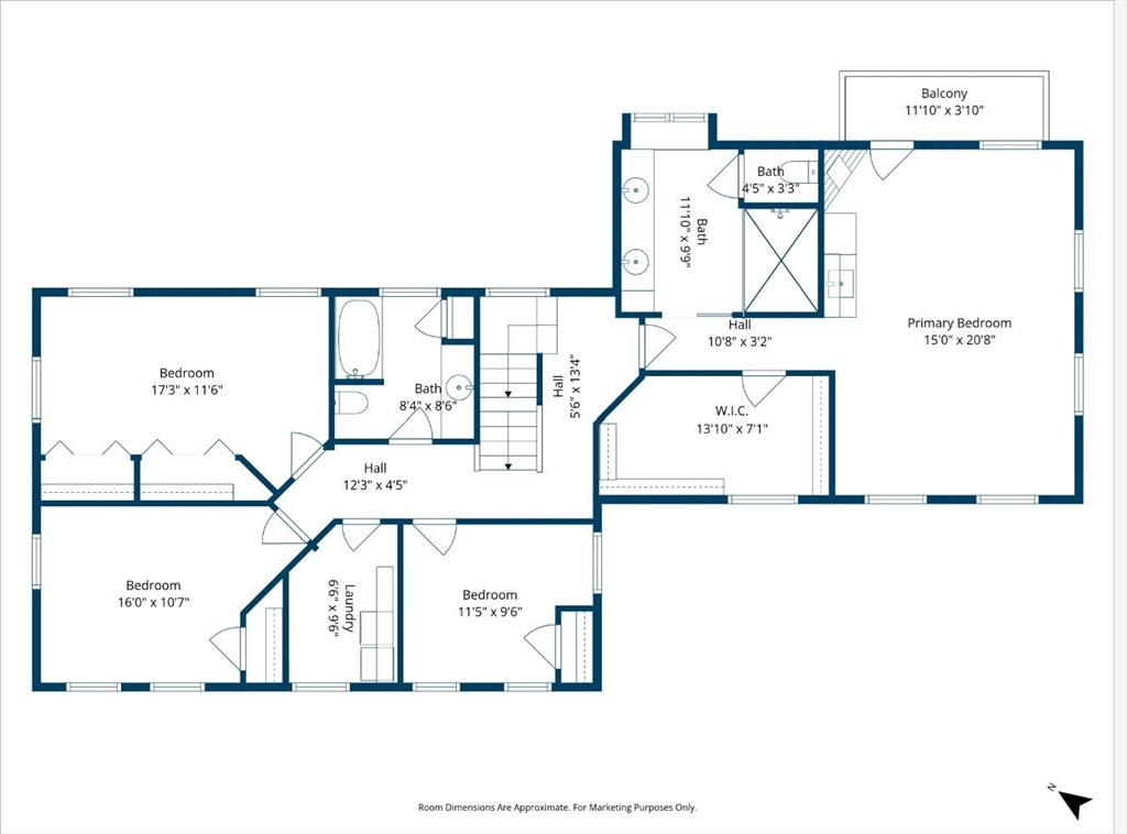 183 Whiting Street Hanover, MA 02339 - Photo 41 of 42 a picture of a floor plan