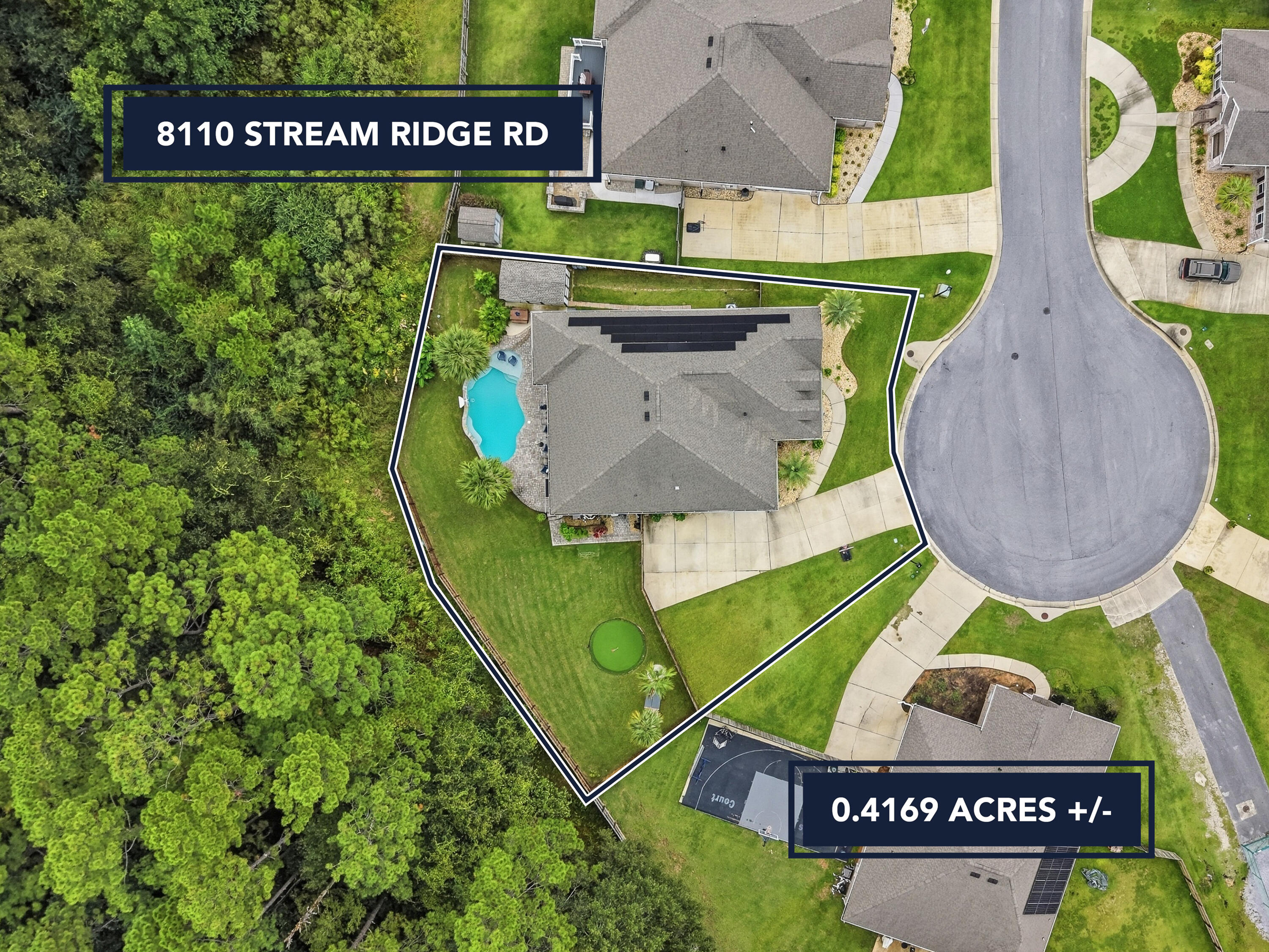 8110 Stream Ridge Road Pensacola, FL 32526 - Photo 2 of 69 Cul-de-sac