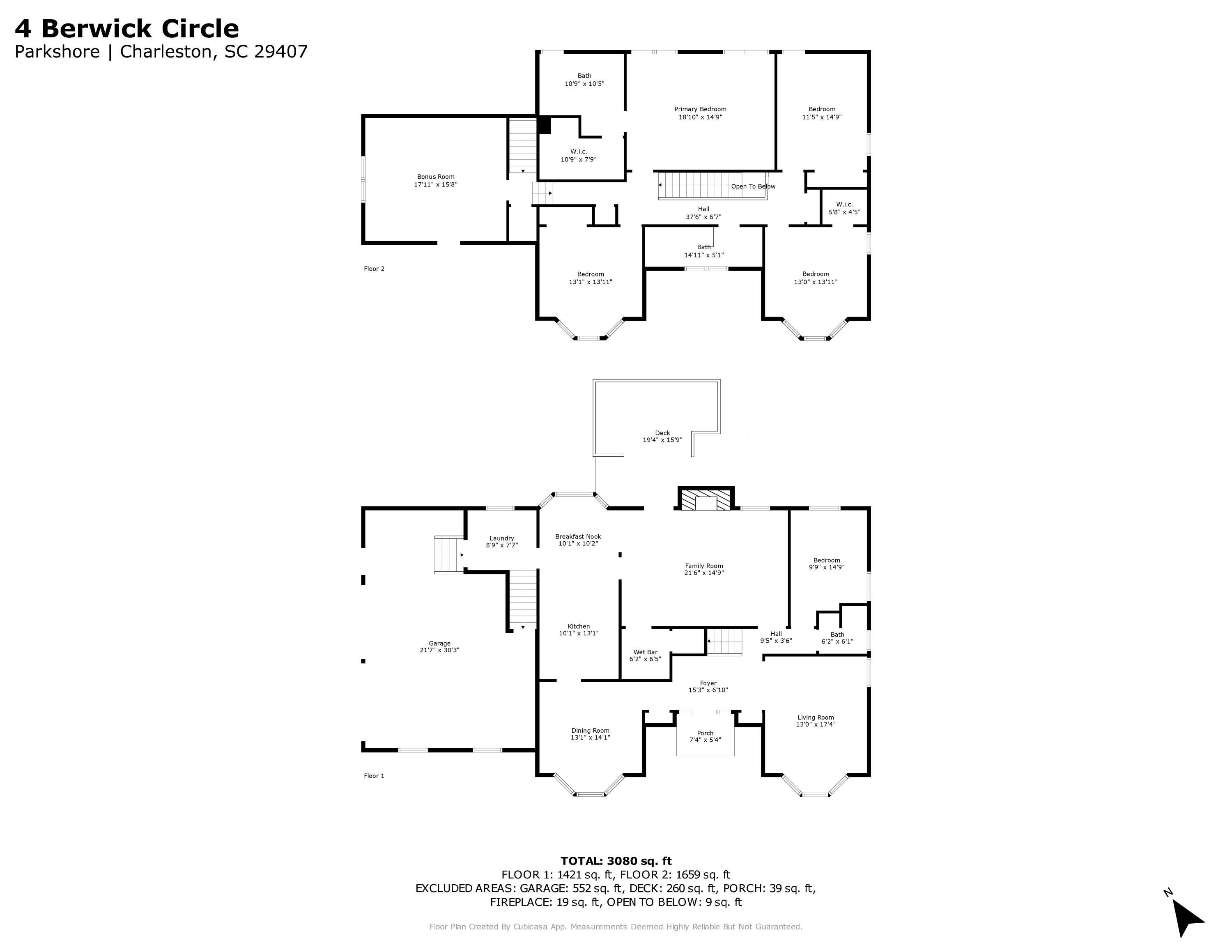 4 Berwick Circle Charleston, SC 29407 - Photo 53 of 53 floorplan_combined