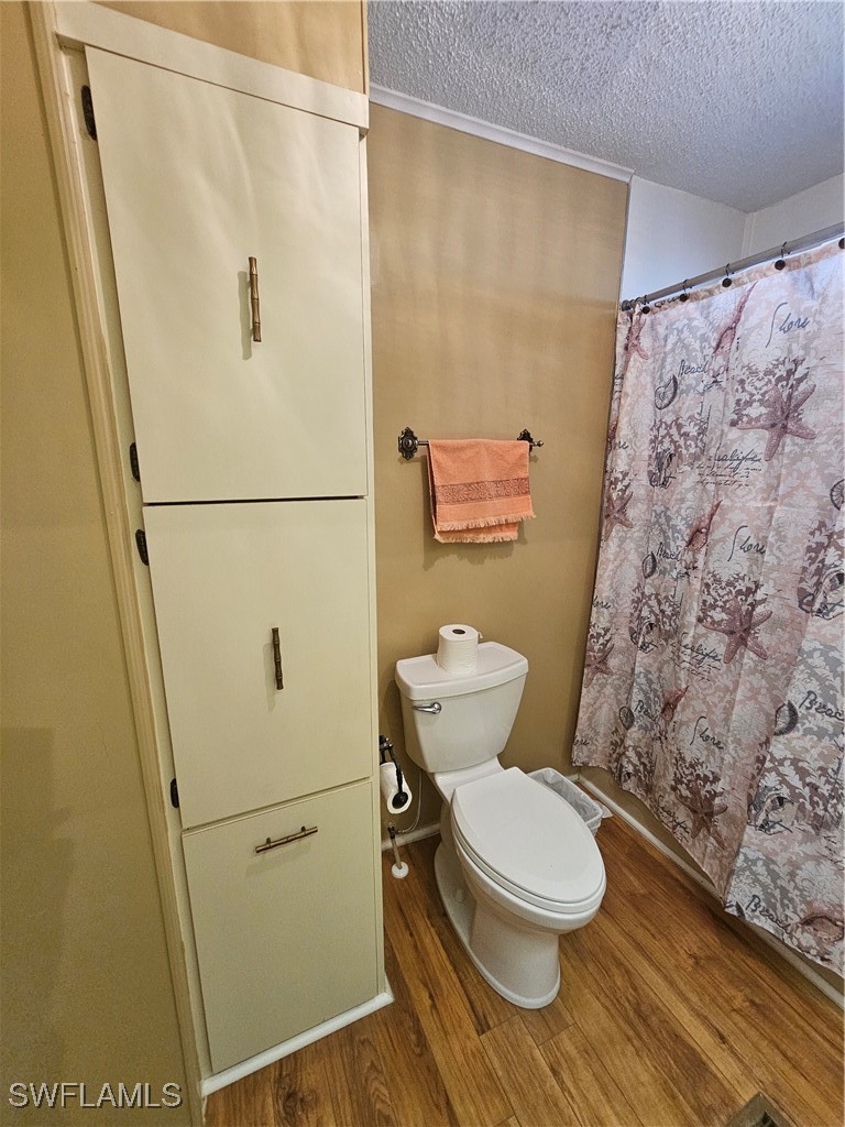 4 Elder Alva, FL 33920 - Photo 17 of 31 a white toilet sitting next to a shower curtain