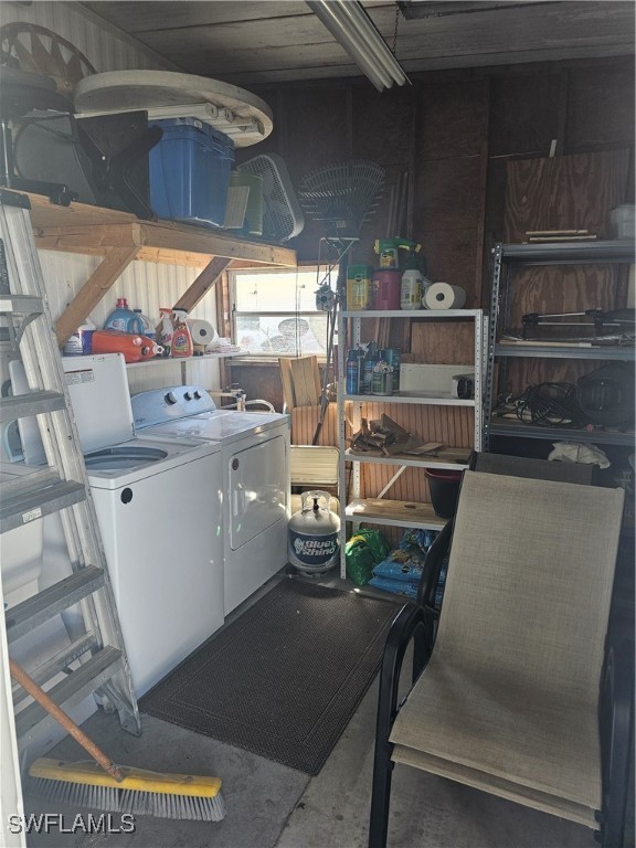 4 Elder Alva, FL 33920 - Photo 20 of 31 a room with water heater and wooden cabinets