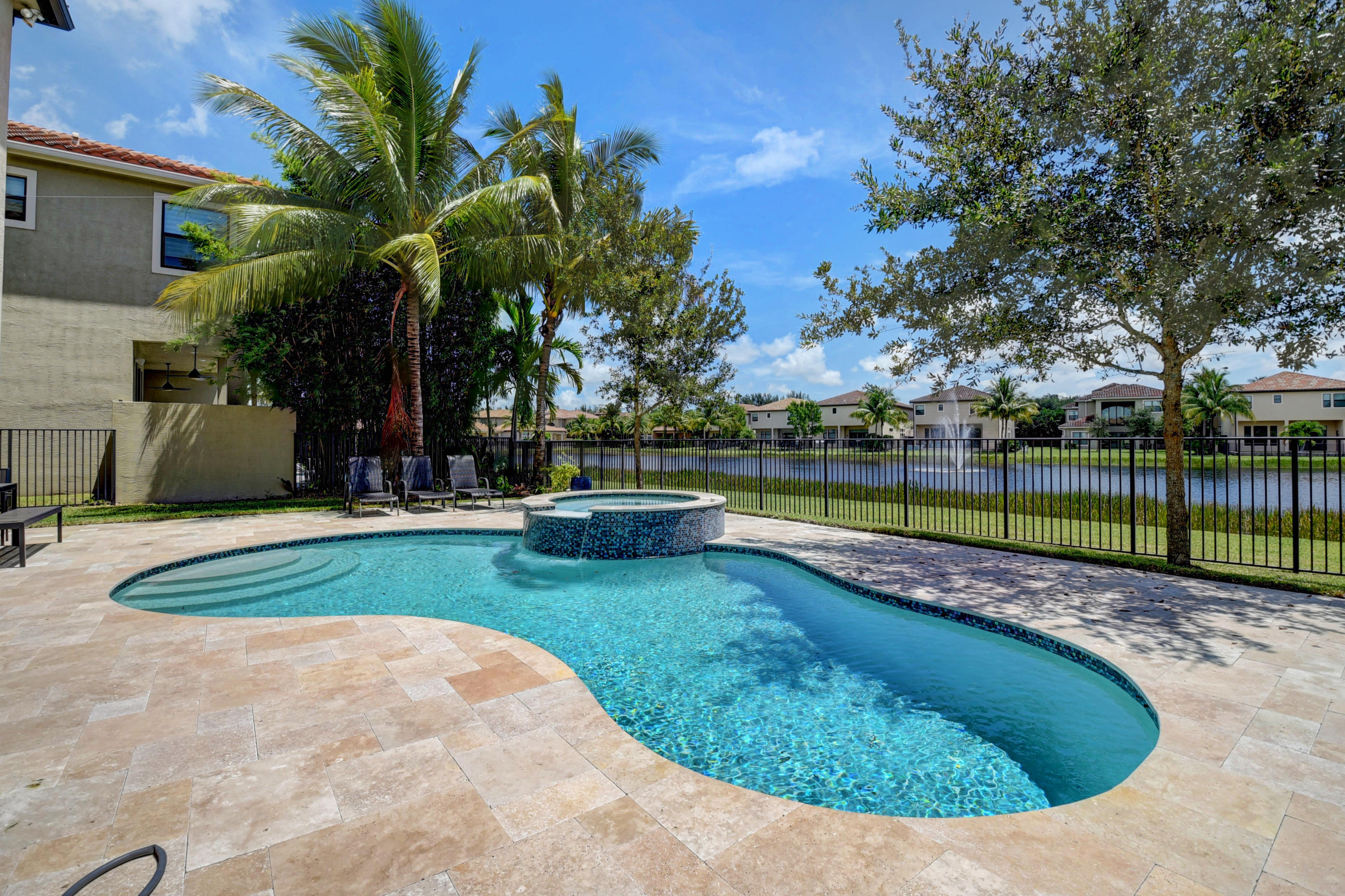 16610 Ambassador Bridge Road Delray Beach, FL 33446 - Photo 28 of 44 POOL WITH VIEW OF LAKE