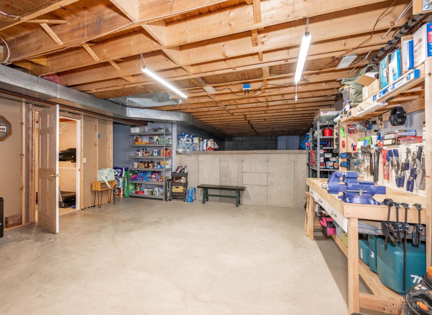 11624 Edgewood Road Harrison, OH 45030 - Photo 41 of 54 Workshop area and lots of room for storage.