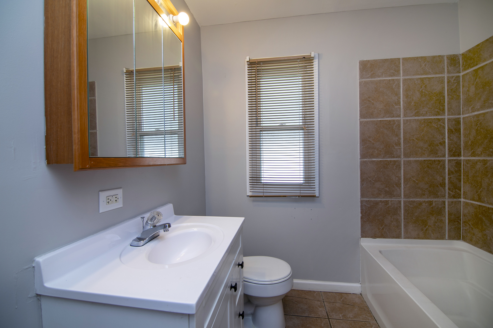 729 Webster Circle West Kankakee, IL 60901 - Photo 8 of 16 a bathroom with a sink toilet and tub