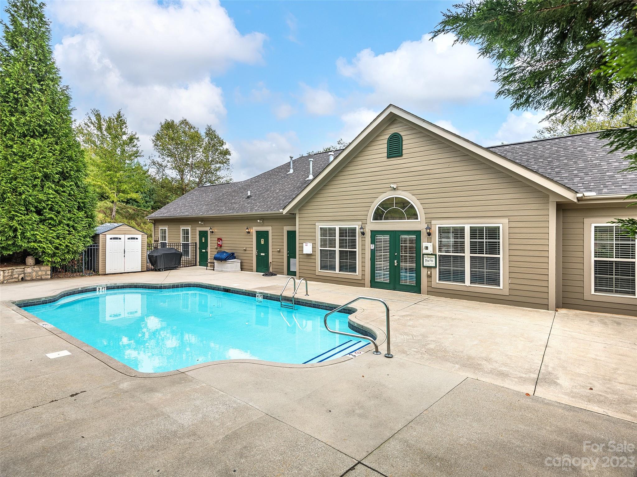 75 Outlook Circle Swannanoa, NC 28778 - Photo 29 of 31 a view of a house with pool