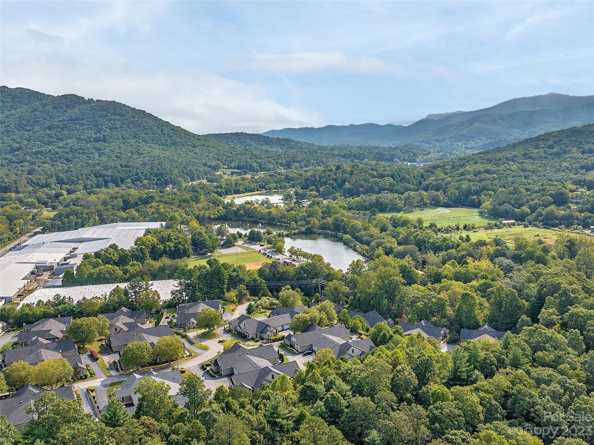 75 Outlook Circle Swannanoa, NC 28778 - Photo 31 of 31 an aerial view of residential houses with outdoor space and trees