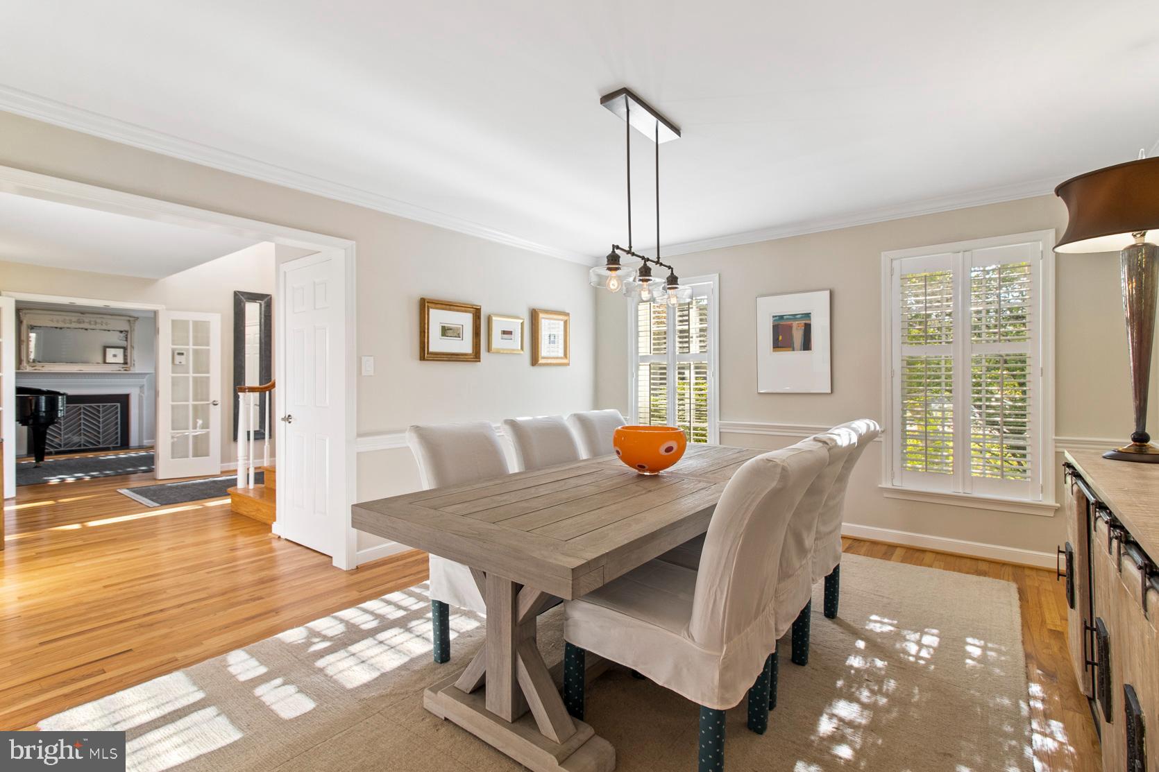 1449 Sugartown Road Berwyn, PA 19312 - Photo 12 of 59 Spacious dining room w/ plantation shutters